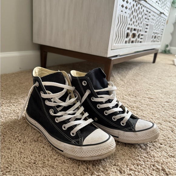 Black High Top Converse - Picture 4 of 7